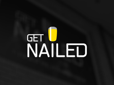 Get Nailed branding graphic design logo mike karolos nails smirap designs