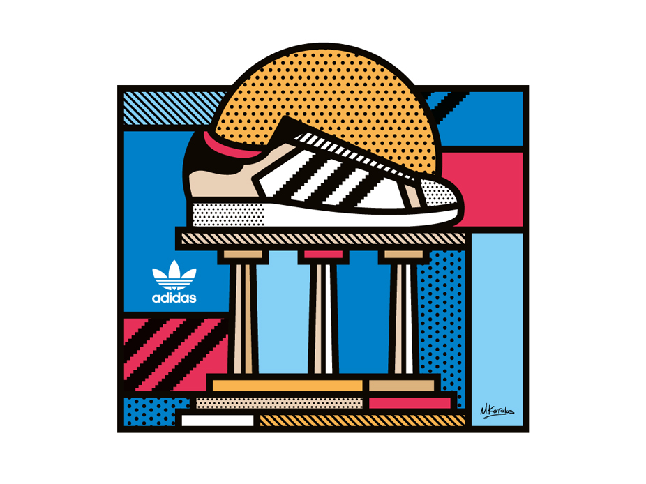 deletrear emoción compañero Adidas Originals Sticker by Mike Karolos on Dribbble
