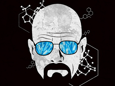 Breaking Bad amc bad breaking chemistry design poster shades walter white