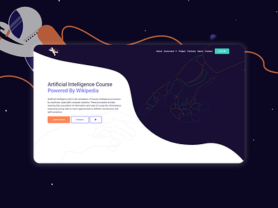 Landing page for a startup branding design developement developer flat front end design front end dev illustration logo minimal ui vector website