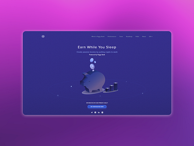 Crypto project landing page design developement developer flat front end design front end dev ui