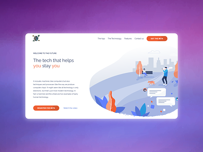 Digital product landing page