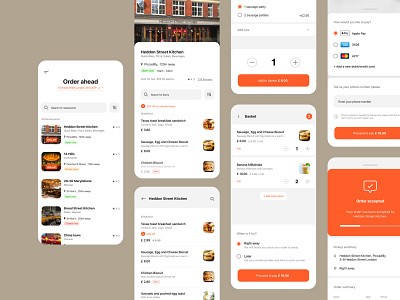 Order ahead - to pickup later android b2c foodapp foodpickup ios mobileapp mobileappdesign onlinefood orderahead orderfood product design uidesign uiux uxdesign