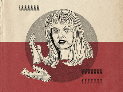 Movie Creatures | Laura Palmer david lynch horror movies laura palmer portrait portrait illustration red room twin peaks