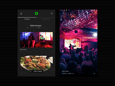 Shot 036 - Beme iOS App app camera instagram interface ios live movie play stream ui user video