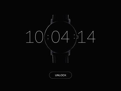Shot 059 - Limited Time Offer brand clean clock dark digital interface minimal time typography ui user watch