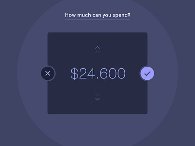 Shot 096 - What Is Your Budget clean finance interface menu minimal money numbers scroll simple typography ui user