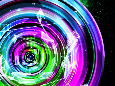 World Collabs #3 - Signalnoise abduzeedo abstract collabs colour contest diamonds elfaki flow galaxy glow husam landscape noise remix scape signal space time turbo world