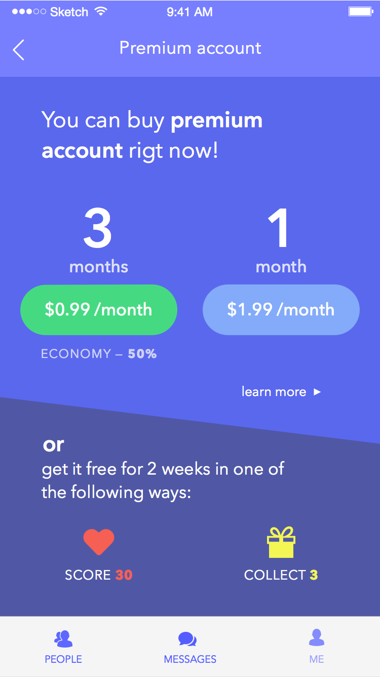 People Connect App Premium Account by Greg on Dribbble