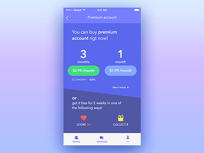 People Connect App Premium Account account app ios network premium social ui
