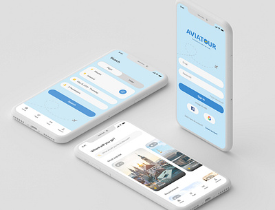 Travel app app design