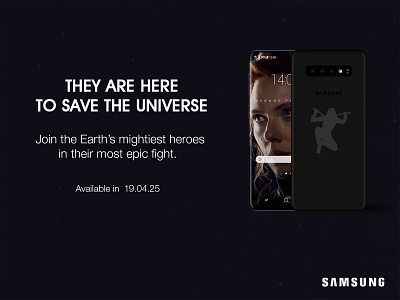 Samsung/Avengers Campaign ads advertising avengers avengersendgame campaign design case cellphone cinema design digital marketing endgame publicity samsung samsung galaxy vector