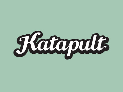Katapult bespoke custom logo logotype type