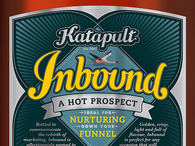 Beer Label bespoke custom packaging self promotion typography