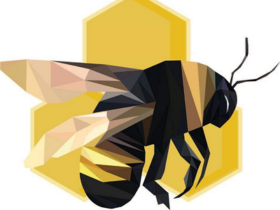 BEE bee lowpoly design