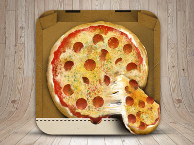 Pizza App icon app icon photoshop pizza