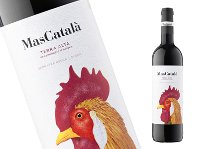 Mas Català bottle packaging vino wine