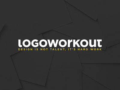 Logoworkout branding design logo typography