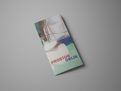 "Prostor Oblik" Exhibition Leaflet