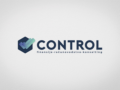 Control - Finance, Accounting & Consulting Services accountant accounting branding check mark consulting control finance identity logo mark quality assurance quality control