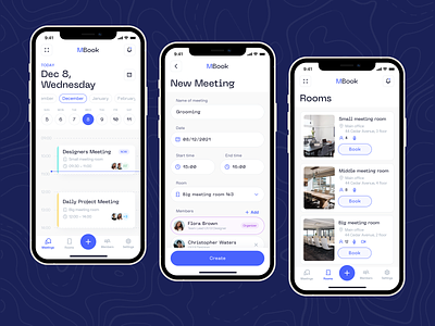 Booking Meeting Room | App Design 🗓