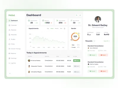 Medical Healthcare Web App | Doctor's Dashboard 👨🏻‍⚕️ animation appointment booking dark dark mode dashboard doctor doctor appointment health health app healthcare hospital light mode medic medical medical app patient saas ui web design