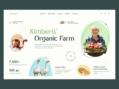 Organic Farm Shop | Web Header 👩🏼‍🌾🌽