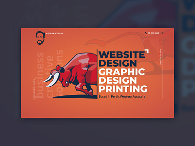 Modern Homepage Design branding illustration illustrator logo webdesign website design wordpress