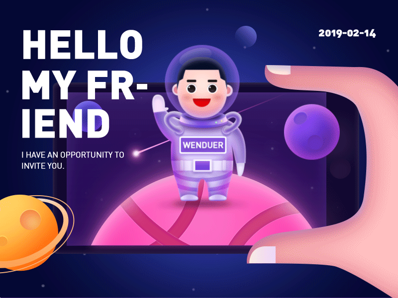 Hello Dribbble Thanks To My Friend Wenduer By K R B On Dribbble