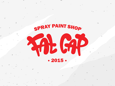 Fat Cap art debut logo paint shop spray street typography
