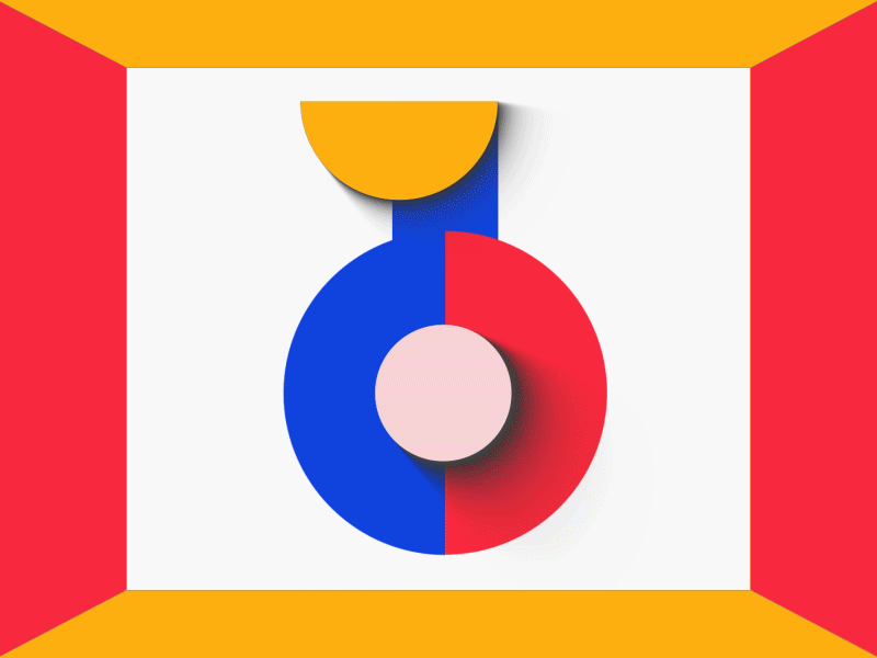 ბ - 33 Animated Georgian Types 33agt 36 days of type animation b circle cube experiement forms illustration material type typedesign ბ