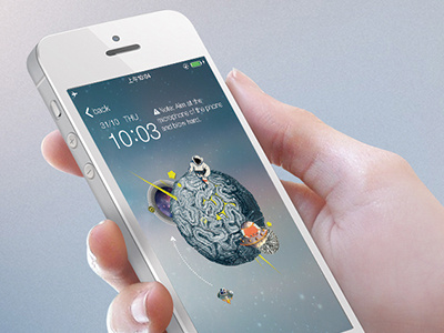 Rocket Alarm app apple graphic design interaction design ios ios7 iphone rocket alarm ui ux