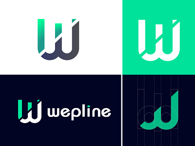 wepline logo and brand designs