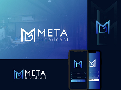 Meta broadcast logo and brand identity designs am branding am wordmark logo amdesignspack amdesignspack logo aminimal logo b latter logo brand identity brand logo d latter logo logo logo designs logo mark logotype minimalist logo minimalist logo design