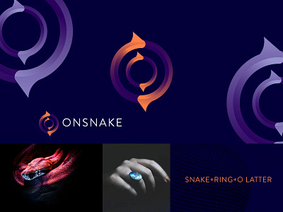 Logo Design  Onsnake Ring Shop