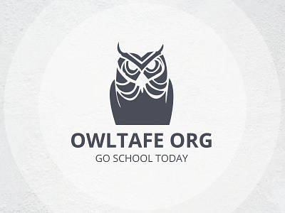 Owl logo design For school children