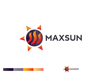 M latter And Sun Logo design For Maxsun automotive brand identity brand identity design branding creative logo logo design mark minimal modern logo modern logos natural power power logo power up project sun glasses sun logo sun logo design