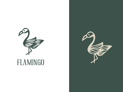 Flamingo logo design