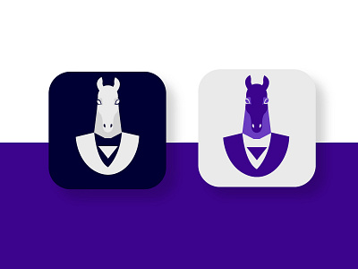 Horse Head Mobile App logo or Icon