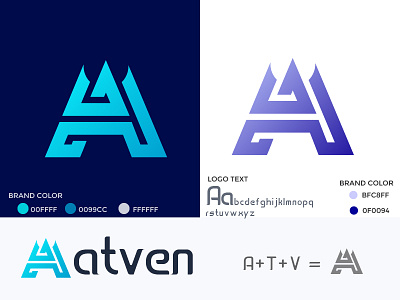 Logo word mark ATV amdesignspack