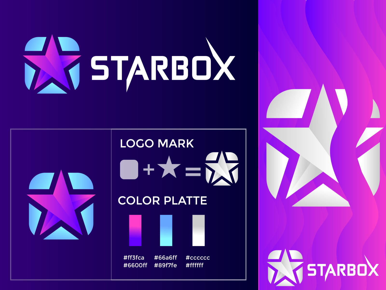 Starbox Logo Designs By Brand Identity Designer Mojamel On Dribbble