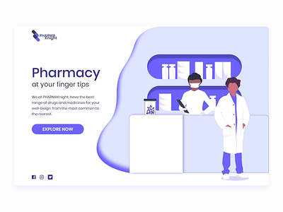 Pharmacy Landing page