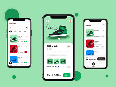 E Commerce App UI/UX Design concept