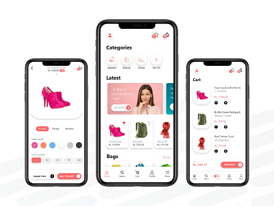 Fashion Store Mobile App UI/UX Design