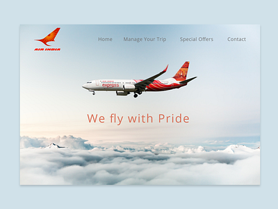 Air India Web UI/Ux Design Case Study