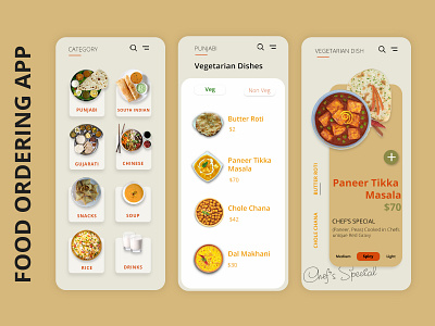 Food Ordering App appdesign appuidesign brandingagency food app ui products ui ux uxdesign web