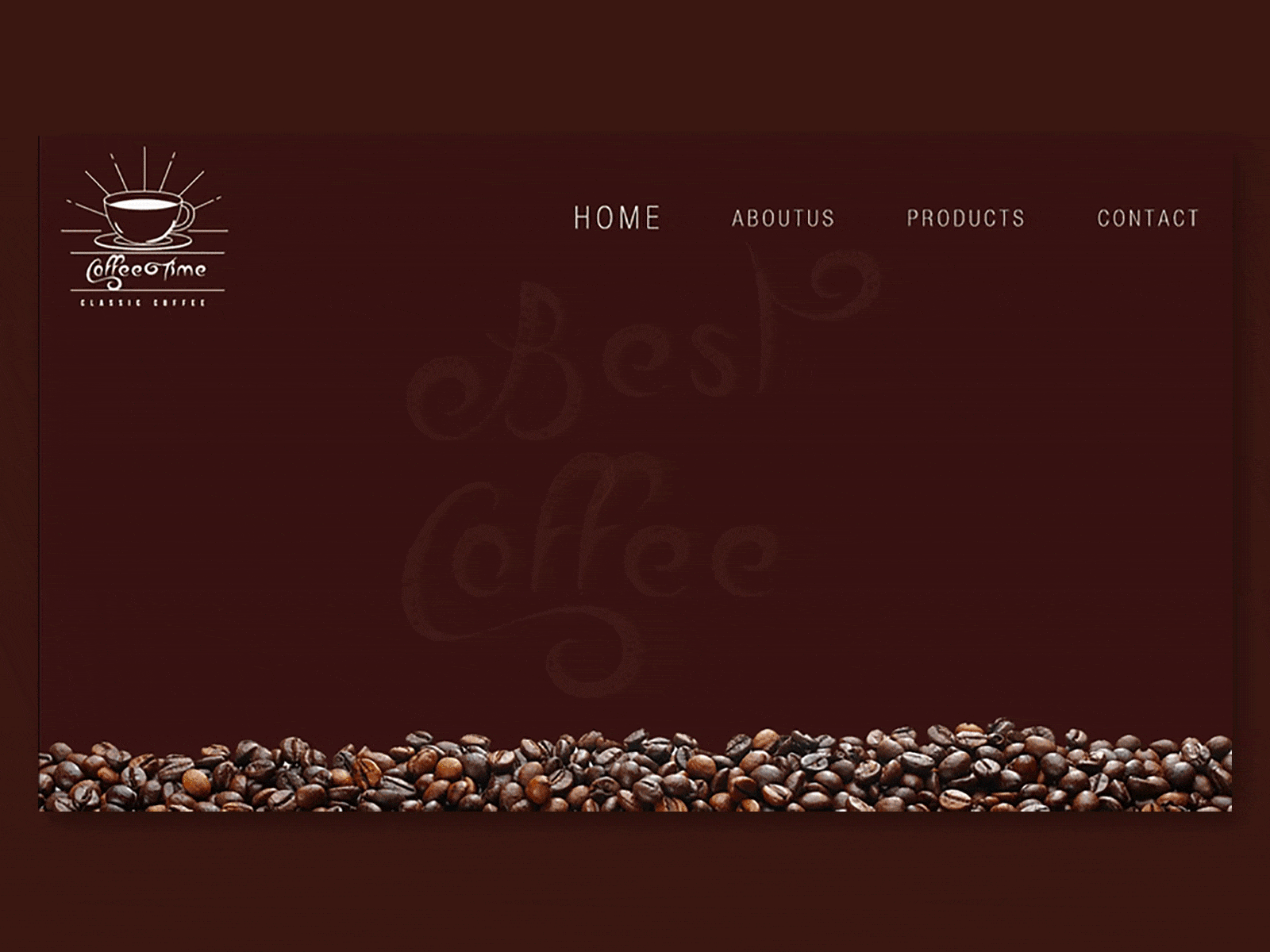 Coffee Time Website Design appdesign appuidesign brand design brandingagency interaction design products ui ux web website