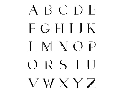 Keystone Typeface custom type display face font typography