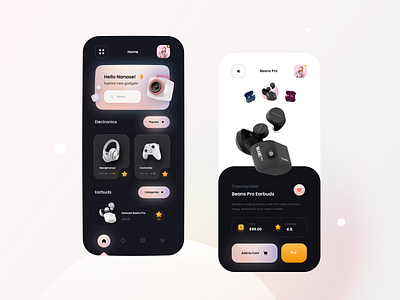 Shop UI Concept adobe xd app ui design graphic design illustration interface mobile design shop shop app shop ui shopping ui uiux