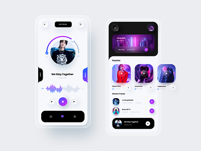 Music App UI concept